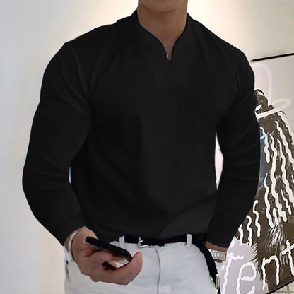 🔥🔥【S-5XL】Muška ljetna majica s V-izrezom od čistog pamuka-3935924