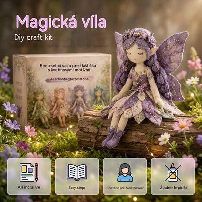 🌸50% zľava - Šijacia séria Fairy Tale - Sada patchworkových víl pre domácich majstrov✨👼