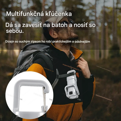 【Kúp 1 a získaj 1 zdarma】🔥Výhodná ponuka🔥Super jasné a vodotesné mini kľúčové svetlo s 1200 lm